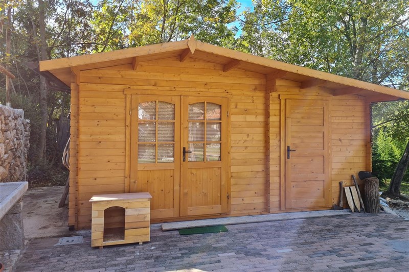 CASETTA IN LEGNO.IT DOPPIA CASA - 2 PORTE-