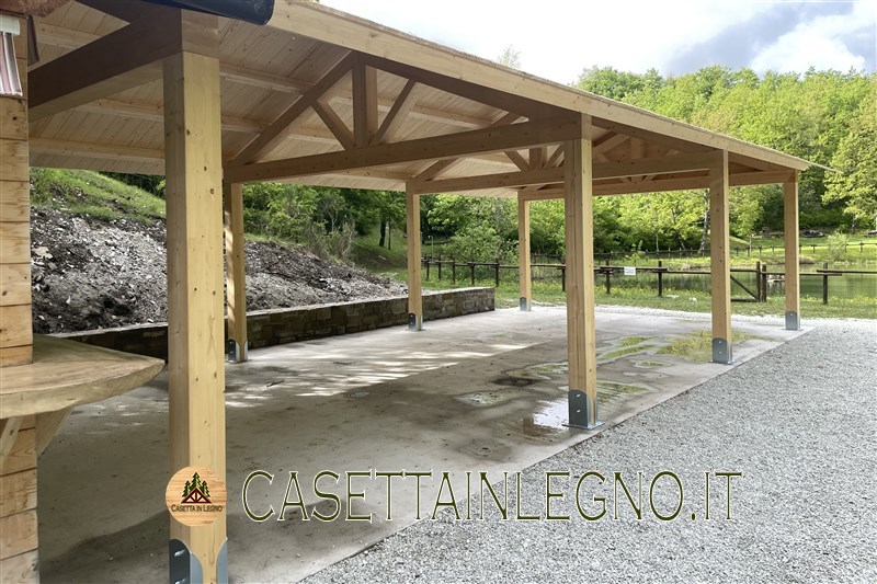 CASETTA IN LEGNO.IT TETTOIA PER CHIOSCO BAR